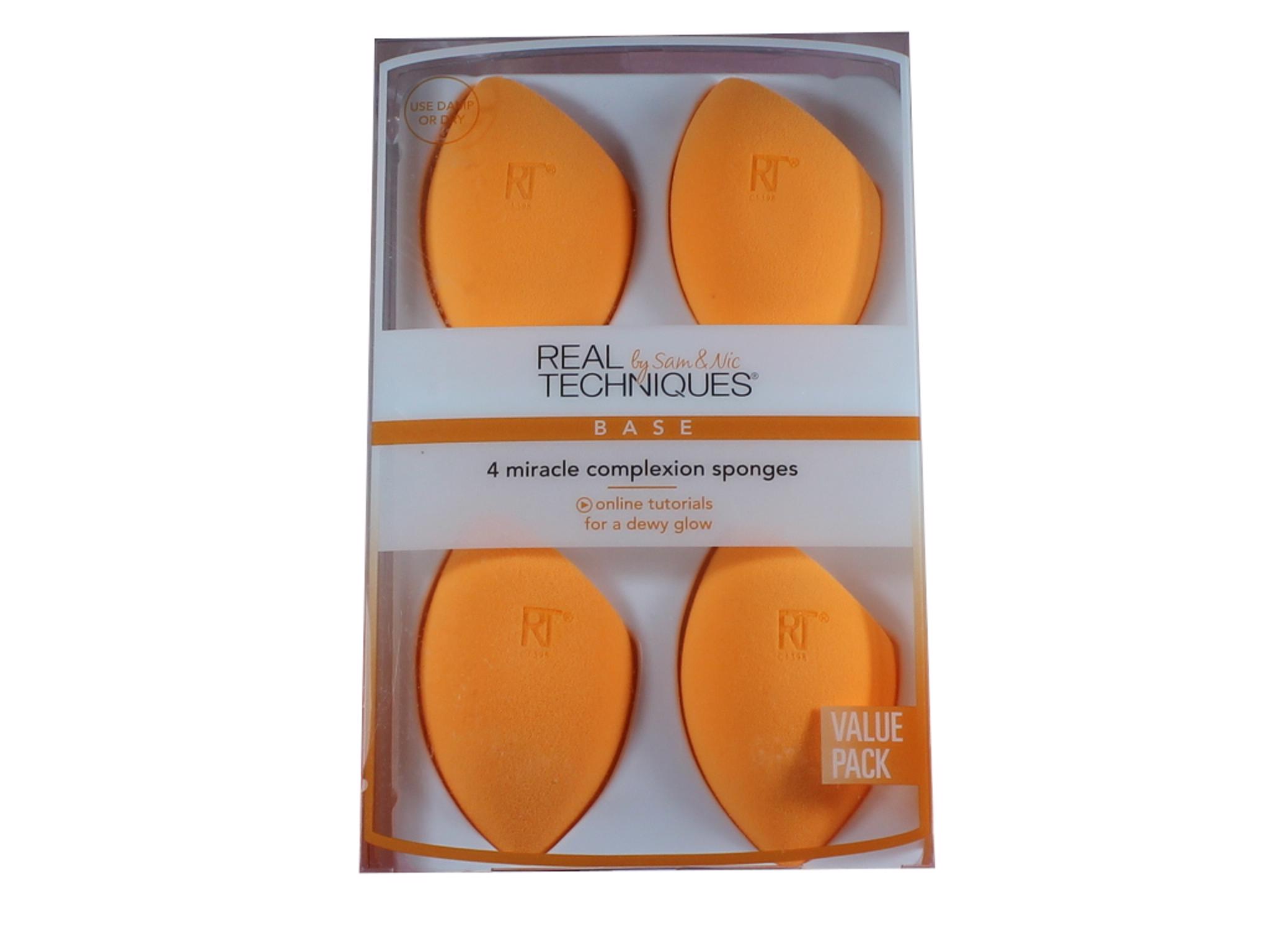 Real Techniques - 4 Miracle  Complexion Sponges 2423