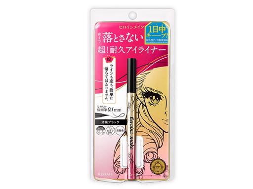 Kiss Me Heroine Make - Prime Liquid Eyeliner Rich Keep  - 01-Jet Black