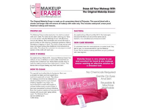 Makeup Eraser The Original Makeup Eraser -